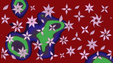 Doğa. Raster deseni. Çiçek kompozisyonu. Çiçek kolajı. Çiçek arkaplan. - Kırmızı çiçekler. Küçük çiçekte güzel desen var..