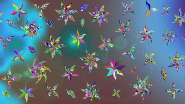 Raster Hip kumaş deseni. Eskiz Vintage Çiçek Deseni.