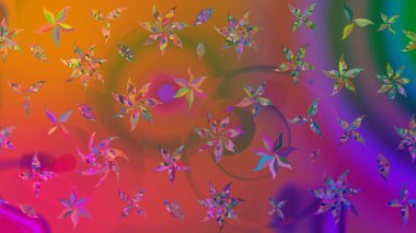 Çiçek deseni duvar kağıdı, desen dolguları ve web sayfası arka planı için kullanılabilir. Şekil verilmiş çiçeklerle eskiz deseni. Süslü zentangle çizim dokusu, soyut çiçeklerle süslenmiş..