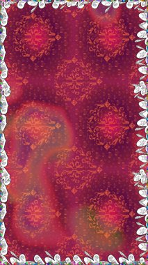 Küçük kırmızı çiçeklerle oldukça eski bir besin torbası deseni. Tekstil, kumaş, kapaklar, duvar kağıtları, baskı, naylon, yapıştırma, örgü, dekupaj için çiçeksiz arkaplan.