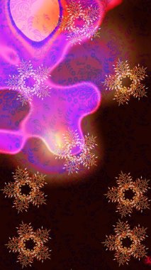 Yeni yıl dekoratif kar taneleri arka planı. El çizimi Noel Raster illüstrasyonu. Kış Kar Taneleri Karalamaları.