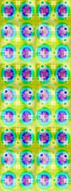 Raster Noel soyut renkli arka plan ve tatlı kar tanesi. Kar taneli yeşil, sarı ve mavi renkler. Raster illüstrasyonu.