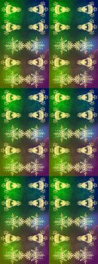 Yeşil renklerde. Anti-stres için soyut örnek sayfası. Raster illüstrasyonu.