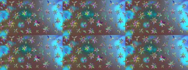 Doodle tarzı. Mavi renkli çiçekler. Elle çizilmiş sonbahar çiçeği deseni. Tekstil ve kapak tasarımı için mükemmel. Renkli mavi çizim deseni.