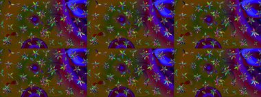 Eskiz tarzı kahverengi renklerde. El yapımı çiçek ve bitki koleksiyonu. Şirin karalamalı çiçek desenli çizim. Raster illüstrasyonu. Raster illüstrasyonu.