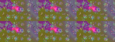 Modern stil dokusu. Çiçek desenli raster, kahverengi çizgi grafik deseni soyut raster arkaplan.