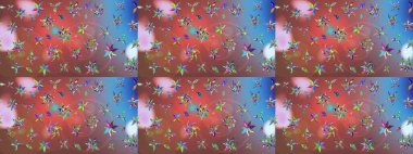 Pembe renkli çiçekler. Tekstil ve kapak tasarımı için mükemmel. Doodle tarzı. Elle çizilmiş sonbahar çiçeği deseni. Renkli pembe çizim deseni.