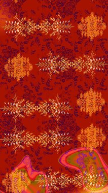 Raster Noel soyut renkli arka plan ve düşen kar tanesi. Noel süslemeleri ve Noel süslemeleri.