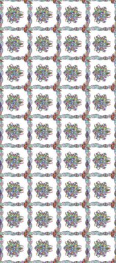 Ultraviyole kumaş deseni. Kusursuz desen. Raster illüstrasyonu. Organik motif arkaplanı.