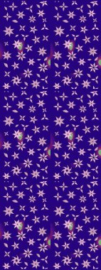 Zarif, parlak ve mavi çiçek desenli tasarım. Sabıka fotoğraflarında, bebek kıyafetlerinde, duvar kâğıtlarında, paket kutularında falan kullanılabilir. Raster..