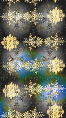 Xmas Frost kar taneleri izole edilmiş siluet sembolü. Kar Tanesi Raster simgesi arka plan gri, yeşil ve bej rengi. Raster. Kış Noel 'inde kar bembeyaz kristal element. Meteoroloji buz koleksiyonu.