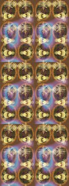 Sihirli kahverengi, nötr ve sarı tatil soyut arka plan yıldız ve düşen kar taneleri. Raster illüstrasyonu. Noel kahverengisi, nötr ve sarı.