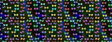 Çocuk kelebek çizim kalıbı. Gri arka planda güzel renkli kelebekler. Raster Moda Kelebekleri Çocuk Duvar Kağıdı.