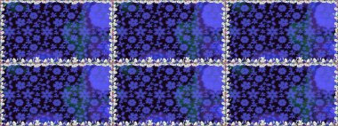 Raster Şirin kumaş deseni. Kusursuz bir mahsul. Renkli Bahar Temalı Kusursuz Arkaplan. Düz Çiçek Elementleri Tasarımı.