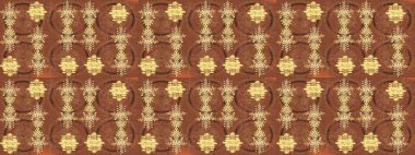 Yeni yıl kar tanesi. Düz kar karalama ikonları, yılbaşı afişi için kar taneleri silueti, kartlar. Kahverengi, sarı ve bej renkler üzerine şirin soyut kar tanesi raster tasarımı.