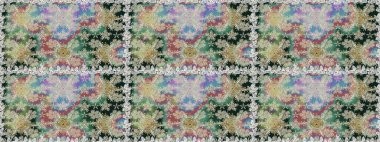 Kızılderili desenli desenli desenli şal deseni. Tekstil, tebrik kartı, boyama kitabı, telefon kılıfı baskısı için kullanılabilir. Etnik Mandala süsü. Raster Henna dövme stili.