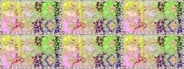 Klasik klasik klasik arka plan. Tarafsız renklerde, altın elementlerle kusursuz desen. Geleneksel oryantasyon süsü. Raster illüstrasyonu. Kusursuz klasik raster altın desenli.