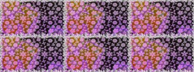 Kızılderili desenli desenli desenli şal deseni. Raster Henna dövme stili. Tekstil, tebrik kartı, boyama kitabı, telefon kılıfı baskısı için kullanılabilir. Etnik Mandala süsü.