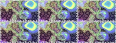 Vadinin çiçekleri tarafsız renklerde. Raster dikişsiz çiçek deseni.