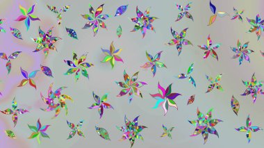 Raster illüstrasyonu. Ultraviyole kumaş deseni. Organik motif arka planı. Çizim deseni.