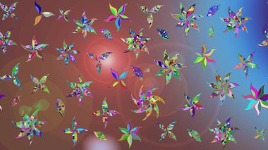 Anti-stres için soyut örnek sayfası. Kahverengi renklerde. Raster illüstrasyonu.