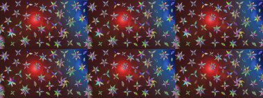 Tekstil, kumaş, kapaklar, duvar kağıtları, baskı, naylon, koleksiyon defteri, örgü, dekupaj için güzel bir eskiz. Küçük kahverengi çiçekli oldukça eski bir besin torbası deseni. Millefleurlar.