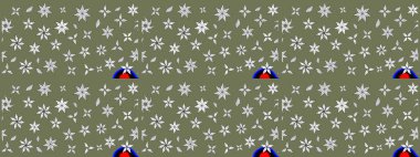 Yeşil renklerde. Anti-stres için soyut örnek sayfası. Raster illüstrasyonu.