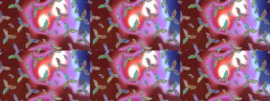 Raster resim. Kar tanesi arka plan. Raster Noel renkli arka plan ile düşen kar tanesi.