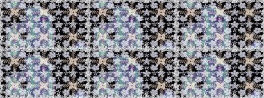 Çiçek deseni. Şatafatlı bahar bahçesi dokusu. Tarafsız renklerde çiçeksiz. Raster illüstrasyonu. Tarafsız renklerde çiçekler.