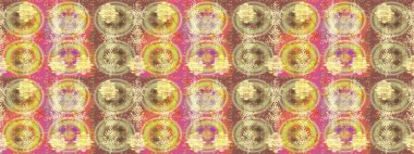 Kar tanelerinin soyut arkaplanı olan şirin bir Noel arkaplanı. Renkler. Noel ve yeni yıl moda baskıları için tatil tasarımı. Bej, nötr ve pembe kar taneleri. Raster illüstrasyonu.