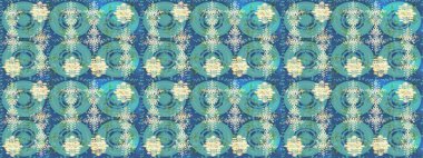 Raster illüstrasyonu. Kar tanesi raster deseni. Mavi, bej ve nötr renklerde kar taneleri. Renkli arka planda izole tatlı kar taneleri.