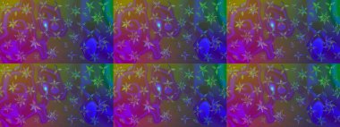 Karalama çiçeği. Düz Çiçek Elementleri Tasarımı. Raster illüstrasyonu. Renkli Bahar Teması eskiz kalıbı. Güzel kumaş deseni. Zentangle soyut çiçekleri.