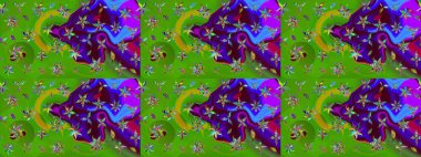 Sanat, çiçeklere ilham verir ve arka plan bırakır. Yeşil el çizimi desen. Karalama çiçekleri çizim kalıbı. Raster deseni.