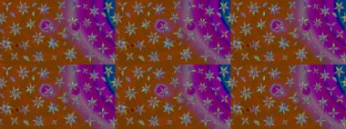 Kahverengi renkli çiçekler. Çiçek desenli eskiz. Tişört baskısı için çiçek boyama rasteriName.