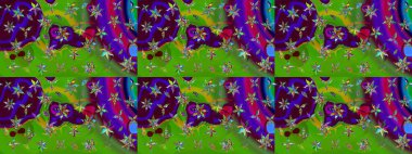 Çiçek arkaplanlı soyut zarafet eskiz deseni. Raster Güzel kumaş deseni.