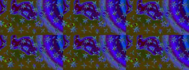 Yumuşak, yaz çiçekli arka plan. Çiçekli karalama şeklinde Raster çiçek deseni. Kahverengi renkte çiçekler.