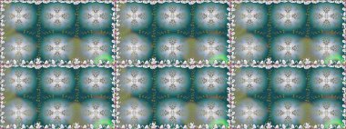 Güzel kumaş deseni. Raster illüstrasyonunda kusursuz çiçek deseni. Renkli Bahar Temalı Kusursuz Arkaplan. Düz Çiçek Elementleri Tasarımı.