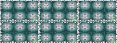 Hoş bir çiçek geçmişi var. Küçük çiçekteki kusursuz desen. Güzel kumaş deseni. Raster illüstrasyonu.