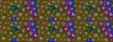 Raster. Sabıka fotoğraflarında, bebek kıyafetlerinde, duvar kâğıtlarında, paket kutularında falan kullanılabilir. Zarif, parlak ve eskiz yeşil çiçek deseni tasarımı.