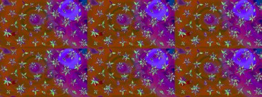 Raster 'ın taze dokusu. Klasik çiçek desenli. Yumuşak fayans. Yumuşak pamuk tasarımı. Paketleme, tekstil, duvar kağıdı için çiçek arkaplanı.