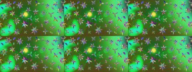 Tekstil, kumaş, kapaklar, duvar kağıtları, baskı, naylon, koleksiyon defteri, örgü, dekupaj için güzel bir eskiz. Küçük yeşil çiçeklerle oldukça kaliteli besin torbası deseni.