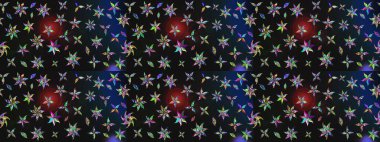 Raster çiçekli arka plan. Renkli Yaz Temalı eskiz kalıbı. Güzel eskiz şekli. Düz Çiçek Elementleri Tasarımı. Güzel kumaş deseni. Yazdır.