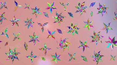 Çiçek desenli eskiz, yaz çiçekleri. Düz Çiçek Elementleri Tasarımı. Tarafsız renklerde çiçekler. Renkli Bahar Teması çizim şablonu.