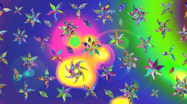 Mavi renklerde. Çiçek arkaplan. Raster illüstrasyonu. Çiçekli tebrik kartı. Suluboya çiçek buketi. Doğum günü kartı ya da düğün davetiyesi.