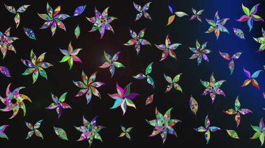 Gri renklerde. Raster illüstrasyonu. Çiçek buketleriyle klasik tarzda eskiz deseni.