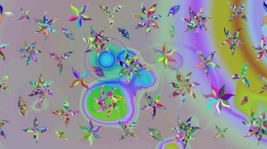 Raster Moda kumaş deseni. Şirin çiçekler. Çizgi çizimi deseni.