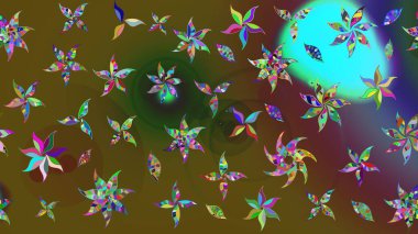 Paketleme, tekstil, duvar kâğıdı için çiçek eskizi. Yumuşak pamuk tasarımı. Yumuşak fayans. Klasik çiçek desenli. Raster taze dokusu.