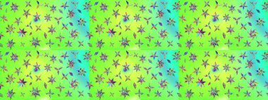 Yeşil renkli çiçekler. Gömlek baskısı için çiçek boyası. Çiçek eskiz kalıbı geçmişi.