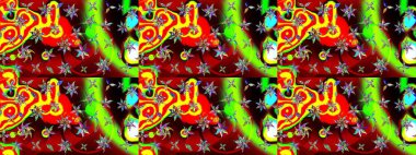 Özgürlük stili Millefleur 'lar. Taşralı şıklığı. Tekstil, duvar kâğıdı, kapaklar, yüzey, baskı, hediye paketi, hatıra defteri, dekupaj. Küçük yabani çiçeklerdeki halk modelini çiz..