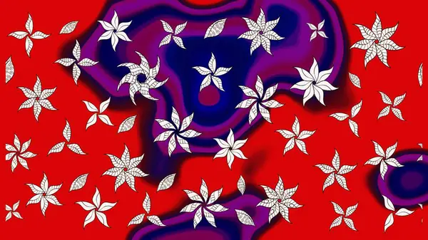 Şekil verilmiş çiçeklerle eskiz deseni. Süslü zentangle çizim dokusu, soyut çiçeklerle süslenmiş. Çiçek deseni duvar kağıdı, şablon dolguları ve web sayfası arkaplanı için kullanılabilir.